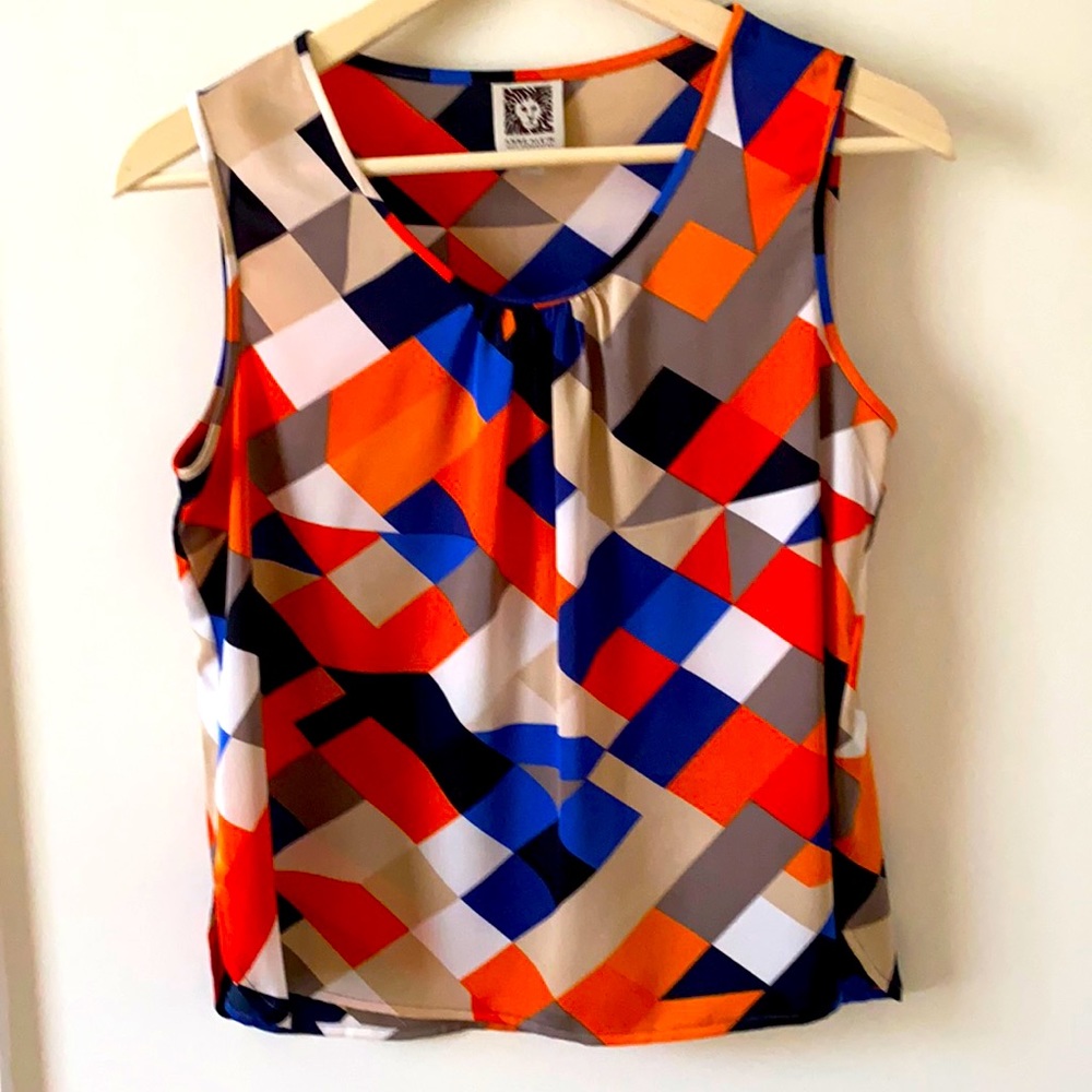 Anne Klein suit separates sleeveless top